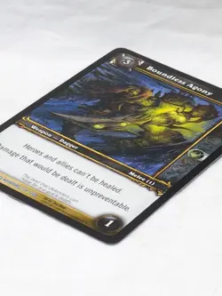 World Of Warcraft TCG Boundless Agony Gladiators Rare Card 174/208 - Image 4