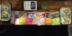 Pokemon TCG 33 Trading Card & Tin (Empty) Bundle Lot - Image 1