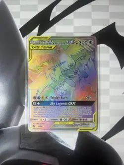 Pokemon TCG Moltres & Zapdos & Articuno Tag Team GX Hidden Fates Card 69/68 - Image 1