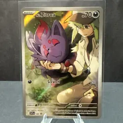 N's Zorua Promo SV Scarlet & Violet Promo Cards 189 Pokemon TCG Card NM - Image 1