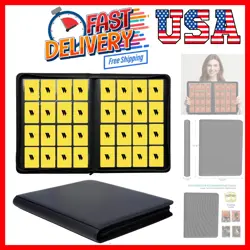 16 Pocket Card Binder, 1000+ Zip Trading Card Binder, Double Sided Pocket Ca... - Image 1