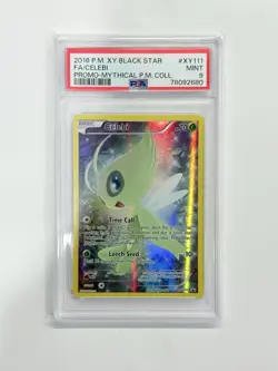 Pokemon TCG Celebi XY Black Star Promos Holo Card XY111 PSA 9 - Image 1
