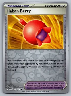Haban Berry Reverse Holo Pokemon Prismatic Evolutions card 111/131 - Image 1