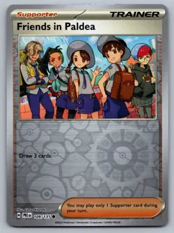 Friends in Paldea Reverse Holo Pokemon Prismatic Evolutions card 109/131 - Image 1