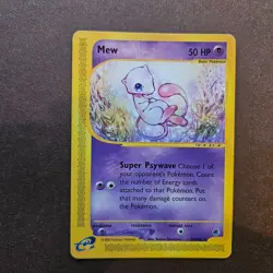 Mew 55/165 - Pokemon Expedition Base Set Regular Rare Card - Image 1