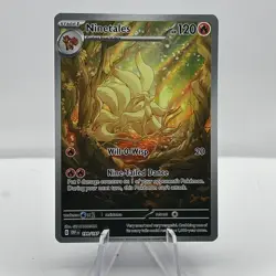 Ninetails Obsidian Flames IR Holo Card 199/197 Mint Condition - Image 1