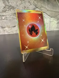 Fire Energy 167/147 Secret Rare Burning Shadows Pokemon Card Near mint - Image 2