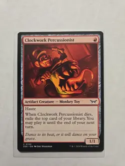 Clockwork Percussionist - Duskmourn - LP - MTG Magic - Common - Creature - Image 1