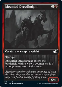 Mounted Dreadknight - Innistrad: Double Feature #150 MTG Magic The Gathering - Image 1