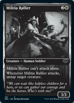 Militia Rallier - Innistrad: Double Feature #291 MTG Magic The Gathering - Image 1
