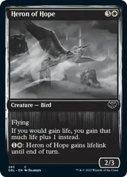 Heron of Hope - Innistrad: Double Feature #285 MTG Magic The Gathering - Image 1