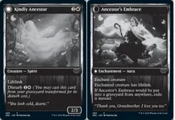 Kindly Ancestor // Ancestor's Embrace - Innistrad: Double Feature #289 MTG Magic - Image 1