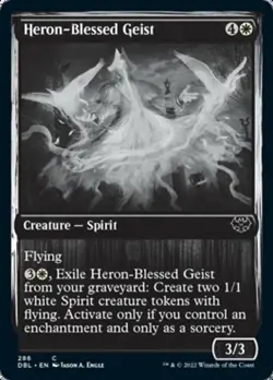 Heron-Blessed Geist - Innistrad: Double Feature #286 MTG Magic The Gathering - Image 1