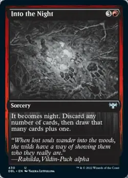 Into the Night - Innistrad: Double Feature #430 MTG Magic The Gathering - Image 1