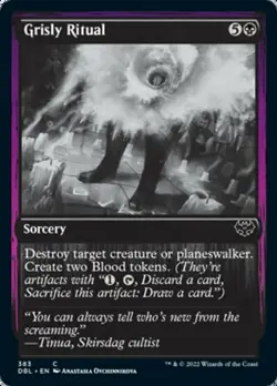 Grisly Ritual - Innistrad: Double Feature #383 MTG Magic The Gathering - Image 1