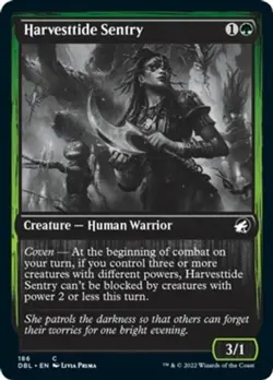 Harvesttide Sentry - Innistrad: Double Feature #186 MTG Magic The Gathering - Image 1