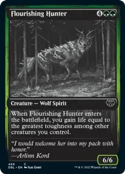 Flourishing Hunter - Innistrad: Double Feature #466 MTG Magic The Gathering - Image 1