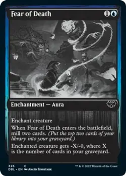 Fear of Death - Innistrad: Double Feature #326 MTG Magic The Gathering - Image 1