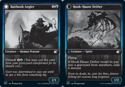 Baithook Angler // Hook-Haunt Drifter - Innistrad: Double Feature #042 MTG Magic - Image 1