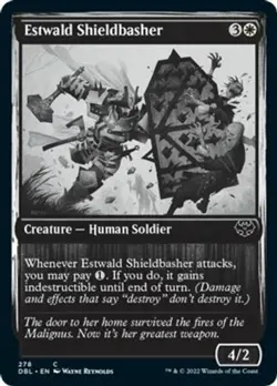 Estwald Shieldbasher - Innistrad: Double Feature #278 MTG Magic The Gathering - Image 1