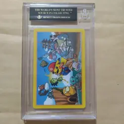 BGS 10 Pikachu Black Label Pokemon Playing Cards Vintage Nintendo Japanese 2016 - Image 3