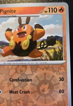 Pignite 012/086 Reverse Holo Common Scarlet & Violet: White Flare Pokemon TCG - Image 3