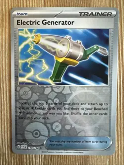 Electric Generator 170/198 Reverse Holo Uncommon Pokemon TCG Scarlet & Violet - Image 1