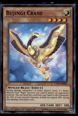 Bujingi Crane 2014 Mega-Tins CT11-EN005 MP YuGiOh TCG | Buy 10 Get 10 Free - Image 1