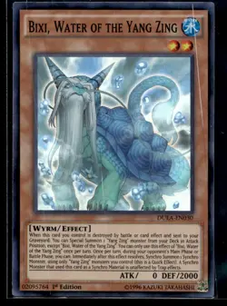 Bixi, Water of the Yang Zing Duelist Alliance DUEA-EN030 MP YuGiOh TCG | Buy 10 - Image 1