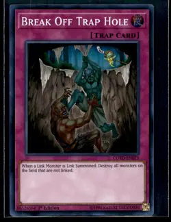 Break Off Trap Hole Code of the Duelist COTD-EN075 MP YuGiOh TCG | Buy 10 Get 10 - Image 1
