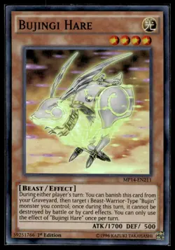 Bujingi Hare 2014 Mega-Tins Mega Pack MP14-EN211 MP YuGiOh TCG | Buy 10 Get 10 F - Image 1