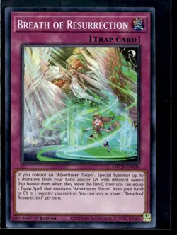 Breath of Resurrection The Grand Creators GRCR-EN036 MP YuGiOh TCG | Buy 10 Get - Image 1