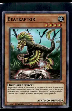 Beatraptor Dark Neostorm DANE-ENSE1 MP YuGiOh TCG | Buy 10 Get 10 Free - Image 1