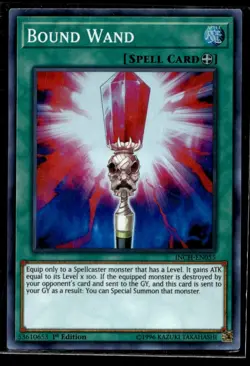 Bound Wand The Infinity Chasers INCH-EN055 MP YuGiOh TCG | Buy 10 Get 10 Free - Image 1