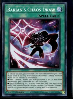 Barian's Chaos Draw Legendary Duelists: Duels From the Deep LED9-EN005 MP YuGiOh - Image 1