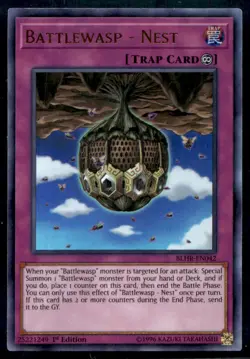 Battlewasp - Nest Battles of Legend: Hero's Revenge BLHR-EN042 MP YuGiOh TCG | B - Image 1