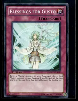 Blessings for Gusto Hidden Arsenal 5: Steelswarm Invasion HA05-EN059 MP YuGiOh T - Image 1