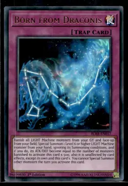Born from Draconis Battles of Legend: Relentless Revenge BLRR-EN017 MP YuGiOh TC - Image 1
