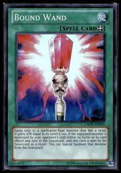 Bound Wand Galactic Overlord GAOV-EN051 MP YuGiOh TCG | Buy 10 Get 10 Free - Image 1