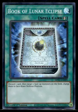 Book of Lunar Eclipse 2022 Tin of the Pharaoh's Gods MP22-EN099 MP YuGiOh TCG | - Image 1