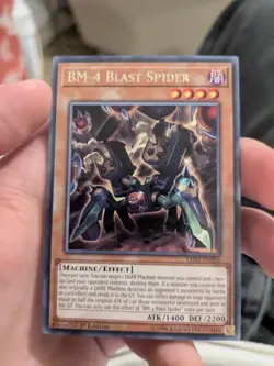 Yugioh BM-4 Blast Spider LED2-EN014 Rare 1st Edition lp - Image 1