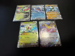 Pokemon TCG - Scarlet & Violet Promo + Paradox Rift EX 5 Card Lot-NM - Image 2