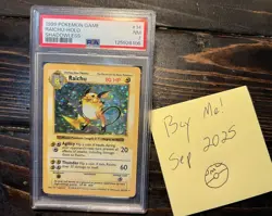 Raichu #14 Holo Shadowless - 1999 Pokemon Card Base Set - PSA 7 NEAR MINT - Image 5
