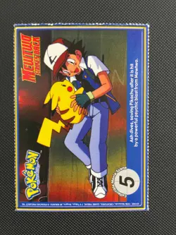 Pokemon - 1999 Burger King PokeTrivia Promo Card - WEEPINBELL #70 - NM - Image 2