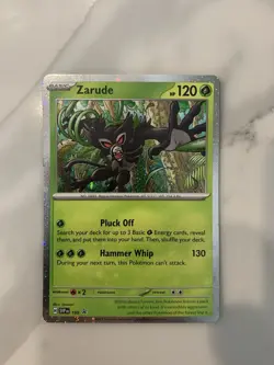 Zarude - SVP 199 Pokemon TCG Destined Rivals Cosmos Holo Black Star Promo Card - Image 1