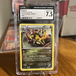 Pokemon 2013 Haxorus 69/101 Holo Rare Pokemon TCG BW Plasma Blast NM SLAB Card - Image 1