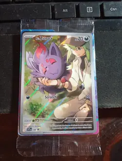 Pokemon TCG Illustration N's Zorua Promo Card #189 Sealed Grade It - Image 1