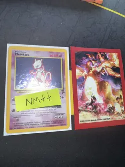 Pokemon Card Mewtwo 10/130 Holo Base Set 2 🔥PSA Grade🔥274💎NM ++💎 - Image 1