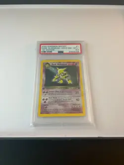 Pokemon Card 1st Edition Dark Alakazam Rare Star PSA 8.5 Mint, Rocket #18, 2000 - Image 1