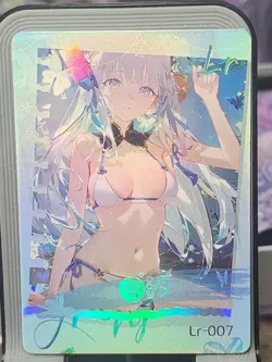 Bronya Walks In Beauty Card Anime Goddess Story Meika Waifu LR LR-007 - Image 1